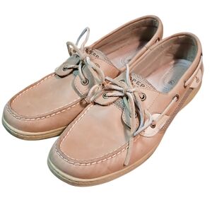 Sperry Women's Size 10 Beige Boat Shoes